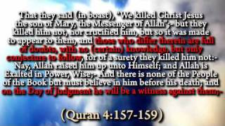 "This belief in Jesus, alaihi salam, dying for the sins of the world is pagan in origin, and contradicts the previous pass...