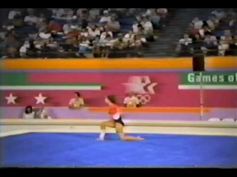 7th T GBR Natalie Davies FX - 1984 Olympic Games 9.500