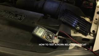Testing a Horn Relay