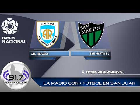 PRIMERA NACIONAL 2026: ATLÉTICO RAFAELA VS. SAN MARTIN DE SAN JUAN