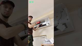 How to Remove an Indoor AC Unit Cover? #ACMaintenance #HVAC #ACUnit #DIY #airconditioner #accooling