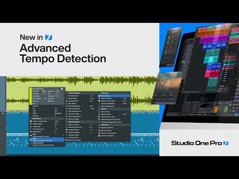 Advanced Tempo Detection | New in Studio One Pro 7 | PreSonus