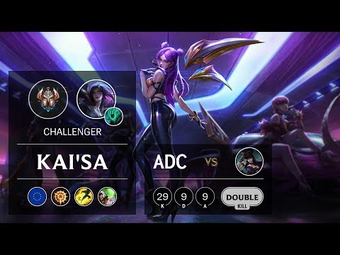 Kai'Sa ADC vs Caitlyn - EUW Challenger Patch 9.24