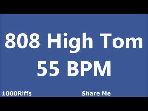 808 High Tom Metronome : 55 BPM : Beats Per Minute