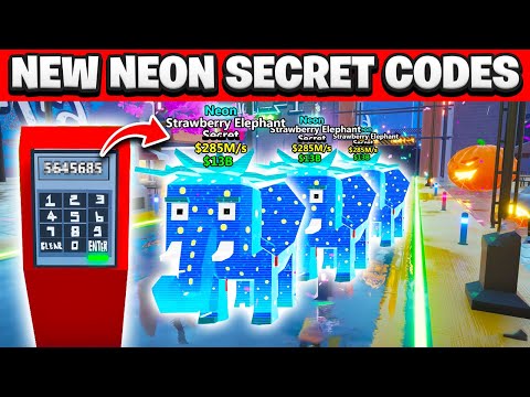 *NEW* NEON SECRET CODES in Fortnite Steal The Brainrot Tokyo Event (New Secret Codes)