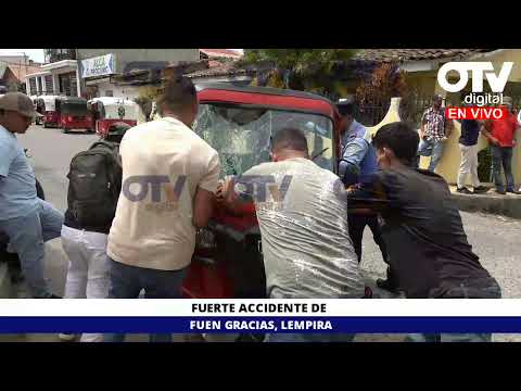 FUERTE ACCIDENTE DE MOTOTAXI EN GRACIAS, LEMPIRA