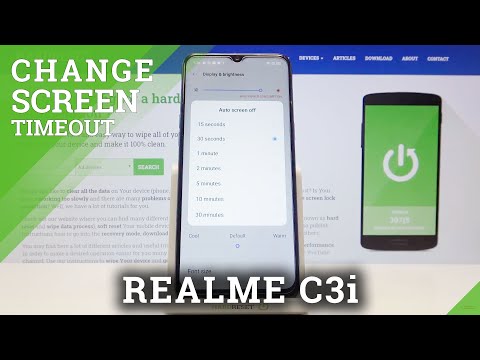 How to Change Screen Timeout on REALME C3i – Change Sleep Time