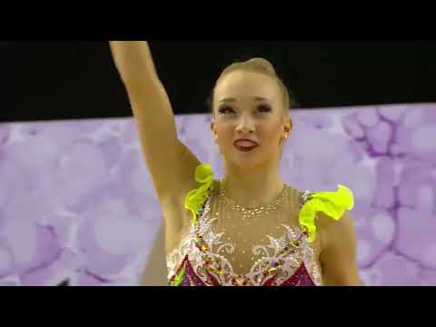 Patricia Bezzoubenko ball Music and Performance 2014 World Championships All Around