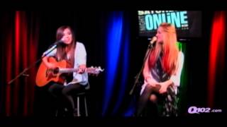 Megan and Liz Performs 'Bad For Me' @ Q102