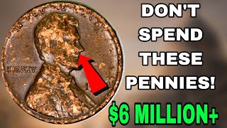 DO YOU HAVE THESE TOP 7 PENNIES RARE WHEAT PENNY IN HISTORY COINS COULD MAKE YOU A MILLIONAIRE!