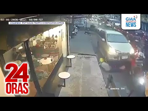 14 motorsiklo, inararo ng MPV na minamaneho ng pulis; 5 sugatan | 24 Oras