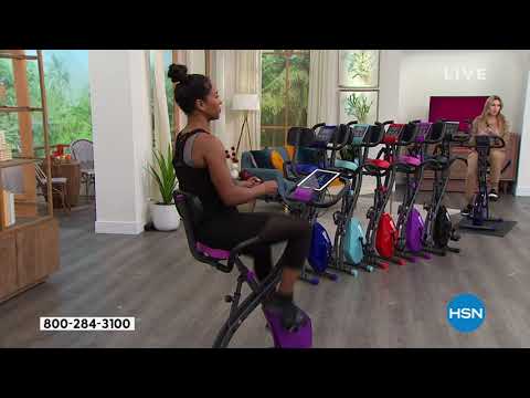 FitQuest Upright Flex Express and Recumbent Bike with Re...