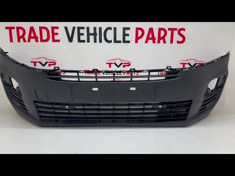 For Citroen Berlingo Peugeot Partner 2018-2023 Front Bumper With PDC & Tow Eye Cover Black video