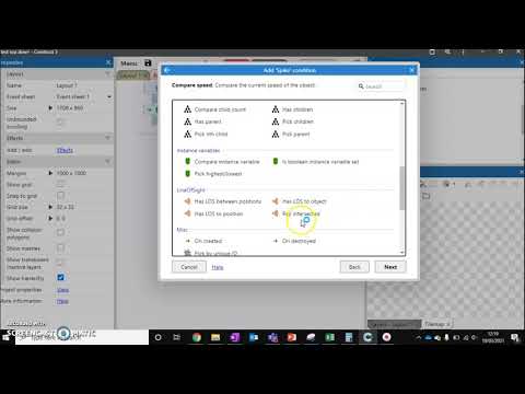 Construct 3: Enemies chase player