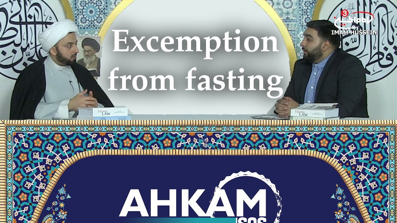Who is exempted from fasting? | Ramadhan - Excemption