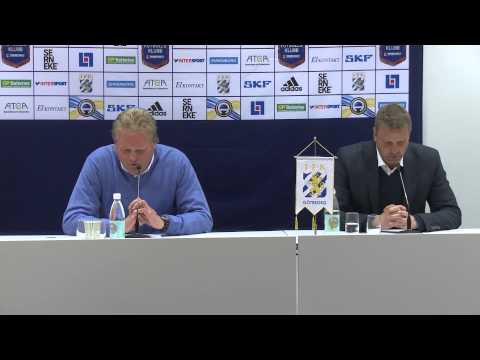 Presskonferensen efter IFK Göteborg - Falkenberg