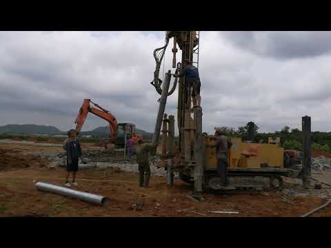 JKS400 type drilling machine operation process 1