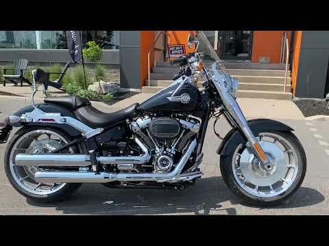 2022 Harley-Davidson<sup>®</sup> Fat Boy<sup>®</sup> 114 Vivid Black