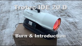 Naftové topidlo s přímým spalováním IDE20D TROTEC - 20 kW, 550 m³/h, termostat