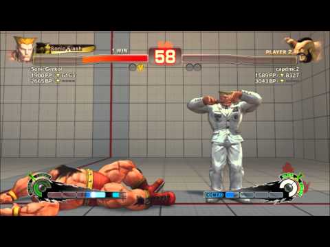 SSF4 - AE - SonicGerkor (Guile) vs capmdc (Zangief) - FT5 - 4