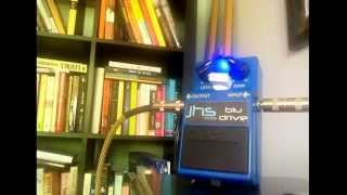 Video thumbnail for Quick demo of a Boss BD-2 Blues Driver modified by JHS Pedals. by Alchemy Audio