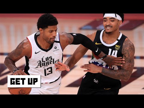 掘金隊VS快船隊第三場比賽分析。卡哇伊的驚人防守和保羅-喬治的挺身而出 | 起床 (Nuggets vs. Clippers Game 3 analysis: Kawhi's incredible defense & Paul George stepping up | Get Up)