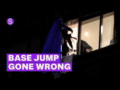 Thumbnail for BASE jumper arrested after high-rise rescue in Auckland | Stuff.co.nz
