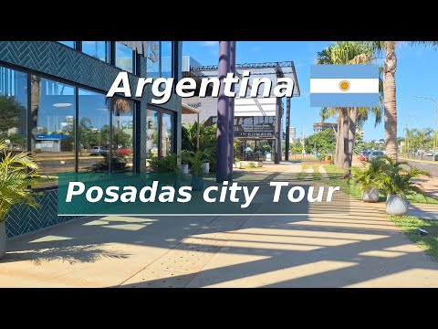 Posadas-Argentina: Walking tour, border with Paraguay