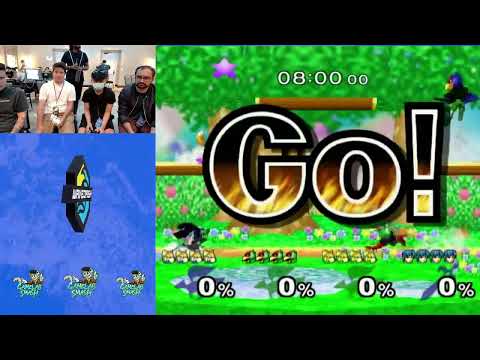 WaveDash 2023 Winners Round 2 - Garrison & Jot the glock Vs. Umarth & Azel - SSBM Tournament