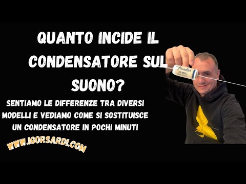 Quanto incide il condensatore sul suono? Sentiamo e vediamo come si sostituisce! - Lezione basso 111