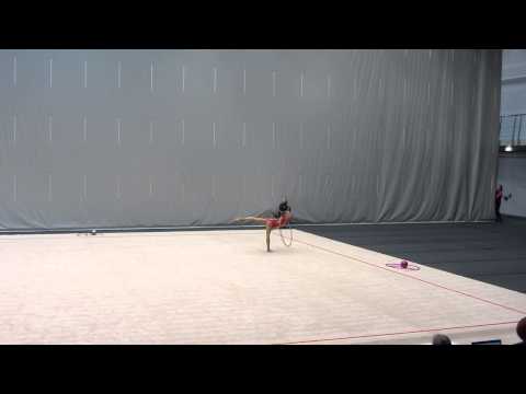 Jelizaveta Gamalejeva Latvian Championships 2013 hoop final