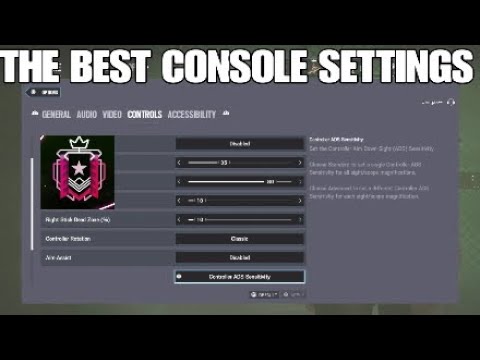 The Best Console Setting For Operation Shadow Legacy - Rainbow Six Siege