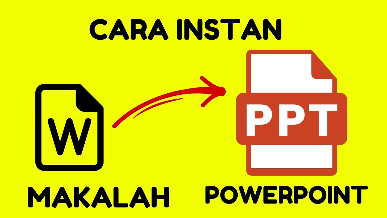 Tutorial Membuat Presentasi Power Point (PPT) dengan Menggunakan AI - Merubah Makkalah jadi PPT