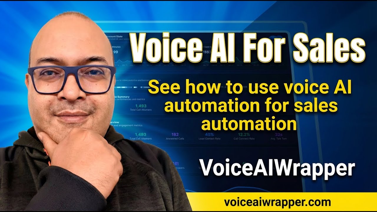 Voice AI For Sales | See how to use voice AI automation for sales automation | VoiceAIWrapper