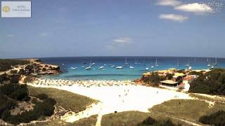 preview picture of video 'HD Webcam Time Lapse - Cala Saona - Formentera'