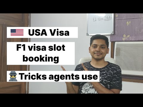 Not able to book F1 visa slots?  Tips and Tricks for F1 visa slot booking || MS in USA