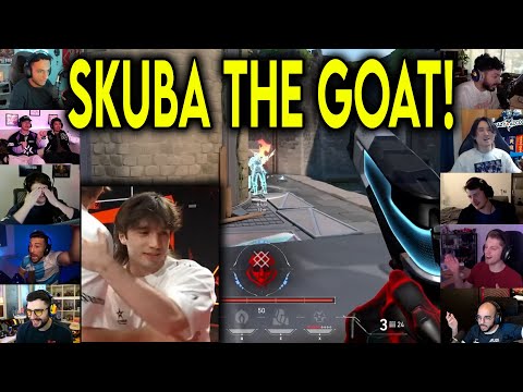 Valorant Streamers Reacts To NRG Skuba Insane 1v3 CLUTCH To Beat C9 In VCT