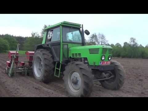Landb. Van Deynze - Ursel - Deutz D 7206 met Nodet 6rij