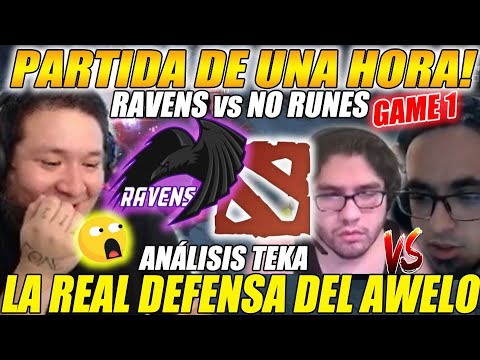 😲PARTIDA DE UNA HORA! 😲 RAVENS vs NO RUNES [GAME1/bo3] SA Qualifier TI2022 | DOTA 2