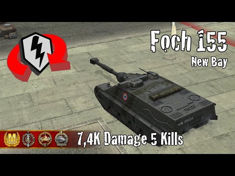 AMX 50 Foch (155)  |  7,4K Damage 5 Kills  |  WoT Blitz Replays