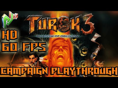 Turok 3: Shadow of Oblivion (2000) Danielle longplay - Project64 enhanced: HD widescreen 60 fps