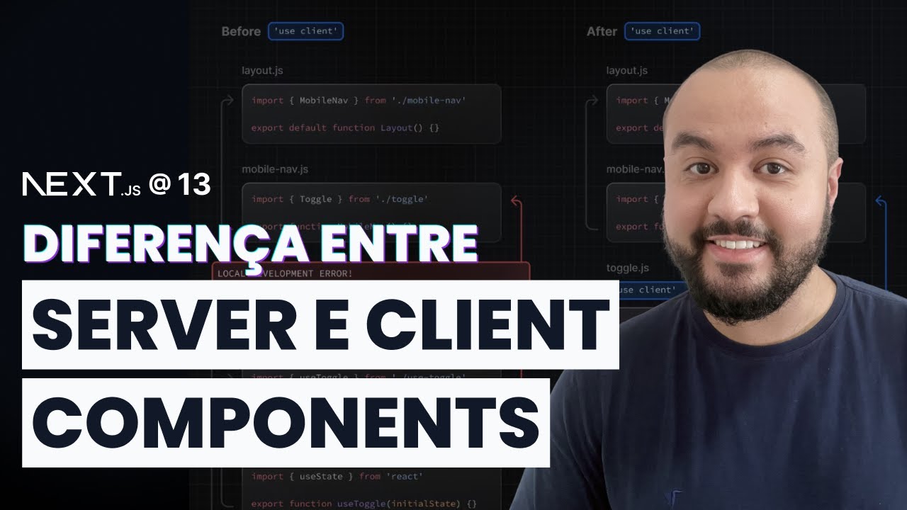 React Server x Client Components: Quando usar cada um? - Next.js 13