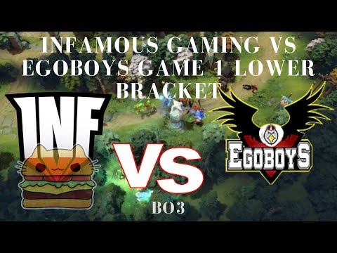 INFAMOUS GAMING VS EGOBOYS LOWER BRACKET FINAL,(GAME 1 BO3)