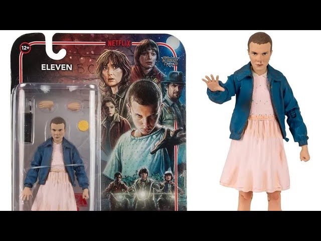 Vídeo relacionado con Stranger Things Eleven (Temporada 5): Figura de acción articulada de 10 cm con Accesorios únicos