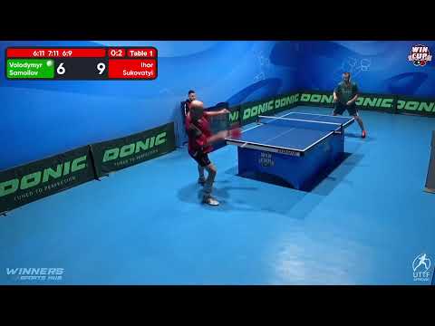 15:30 Volodymyr Samoilov 0-3 Ihor Sukovatyi West 3 WIN CUP 12.12.2022 | TABLE TENNIS WINCUP