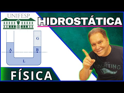 UNIFESP/SP - FÍSICA - VASOS COMUNICANTES (HIDROSTÁTICA)