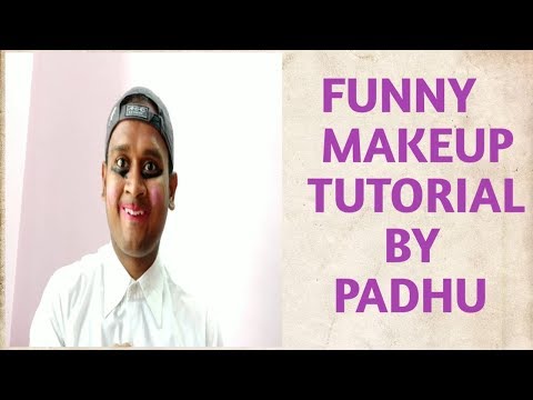 Pradeep Kumar S N Funny makeup tutorial by Padhu