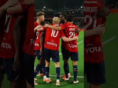 Benjamin André's header for Lille's 5th goal 🪖🤩