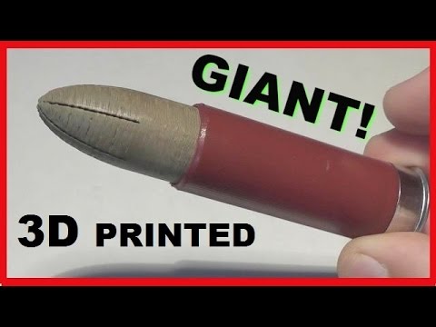 3D-Printed Bronze-Fill 70 CAL Shotgun Slugs -The Future is Now