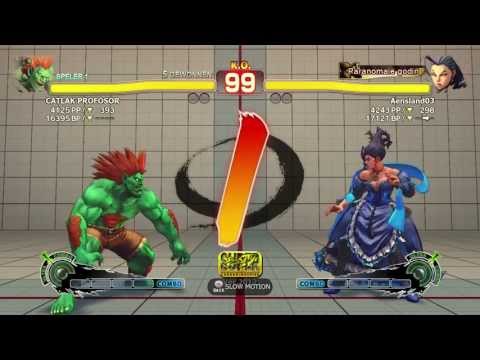 SSF4 AE 2012 CATLAK PROFOSOR(Blanka) Vs Aensland03(Rose)